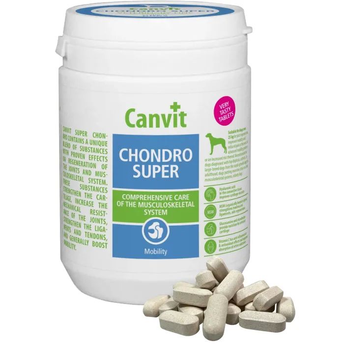 Витамины для собак Canvit Chondro Super 230 г (8595602508167)