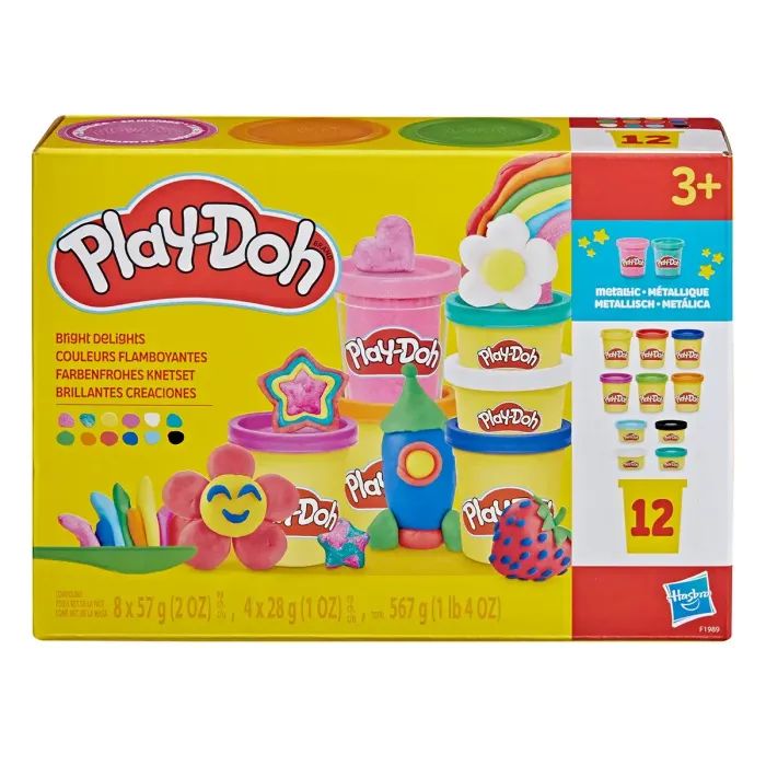 Пластилін Hasbro Play-Doh 12 баночок (F1989)