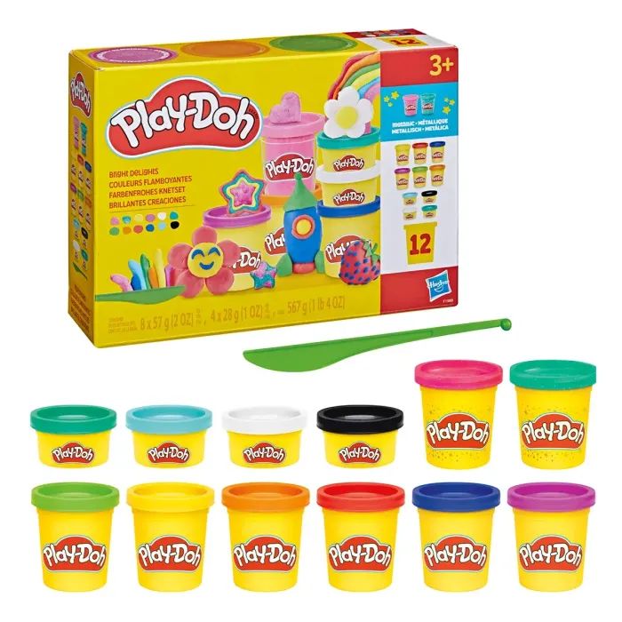 Пластилін Hasbro Play-Doh 12 баночок (F1989) зображення 2