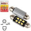 Автолампа PULSO LED C5W/39мм/CANBUS/9SMD-2835/12v/2,9W/315lm White (LP-39C5W) зображення 2