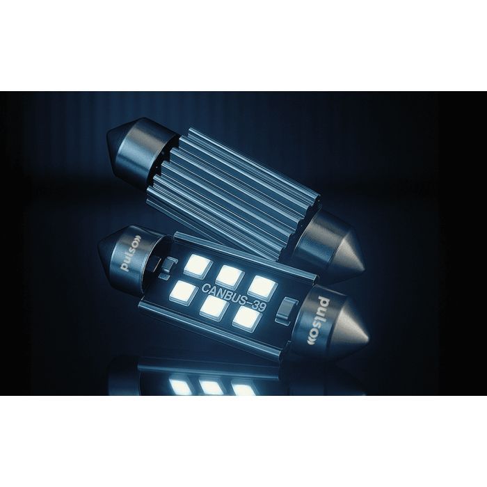 Автолампа PULSO LED C5W/39мм/CANBUS/9SMD-2835/12v/2,9W/315lm White (LP-39C5W) зображення 4
