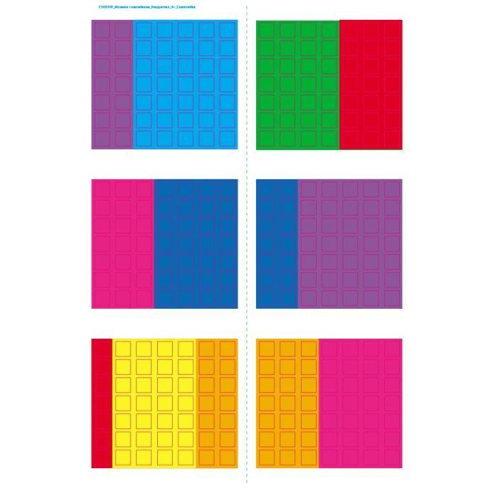 Книга Мозаїка з наліпок. Для дітей від 4 років. Квадратики Ранок (9789667516079) изображение 2