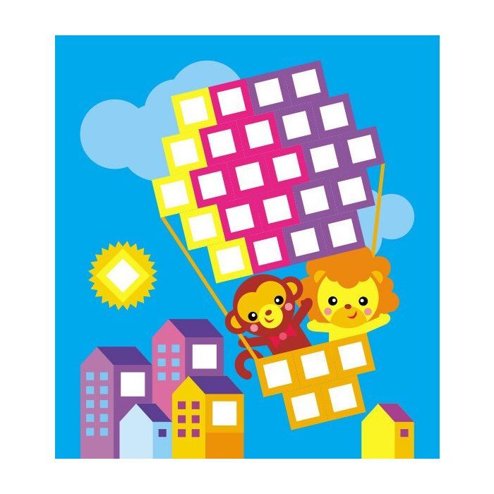 Книга Мозаїка з наліпок. Для дітей від 4 років. Квадратики Ранок (9789667516079) изображение 5