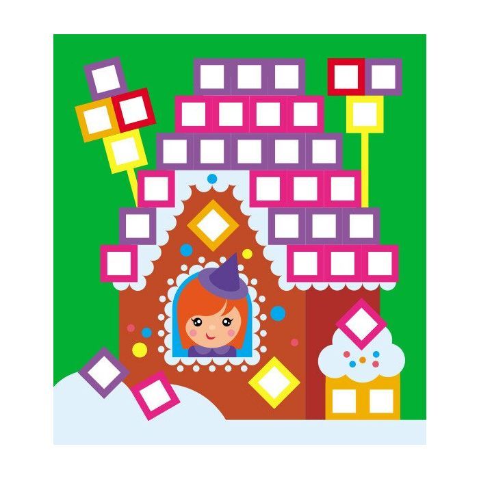 Книга Мозаїка з наліпок. Для дітей від 4 років. Квадратики Ранок (9789667516079) изображение 6