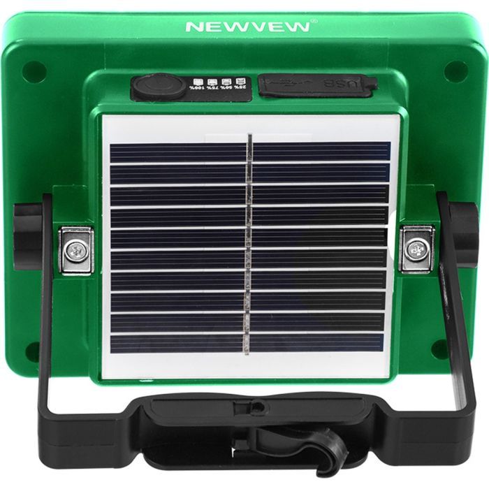 Ліхтар NEWVEW NV-S8 50W Solar Panel 1500mAh Green (NWVW-NV-S8-GN) зображення 2