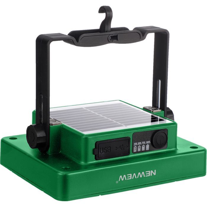 Ліхтар NEWVEW NV-S8 50W Solar Panel 1500mAh Green (NWVW-NV-S8-GN) зображення 3