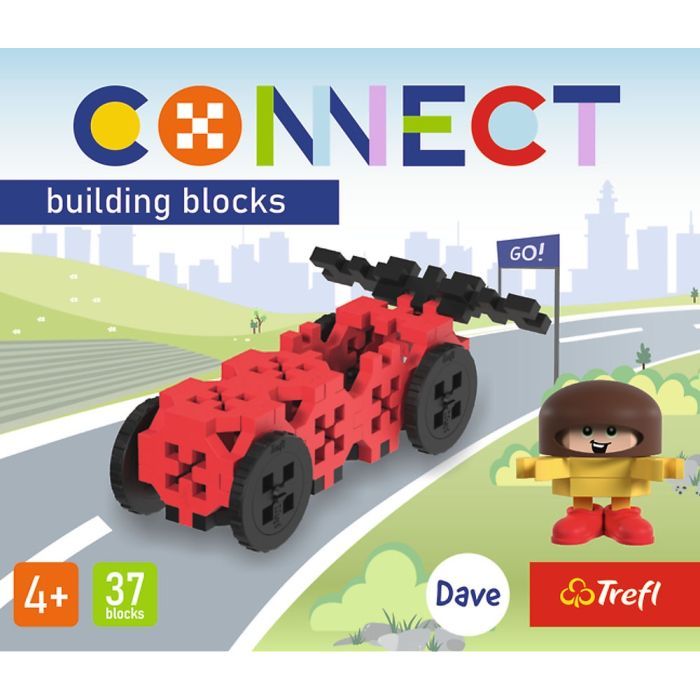 Конструктор Trefl Connect Гоночная машина 37 деталей (5900511620450) изображение 5