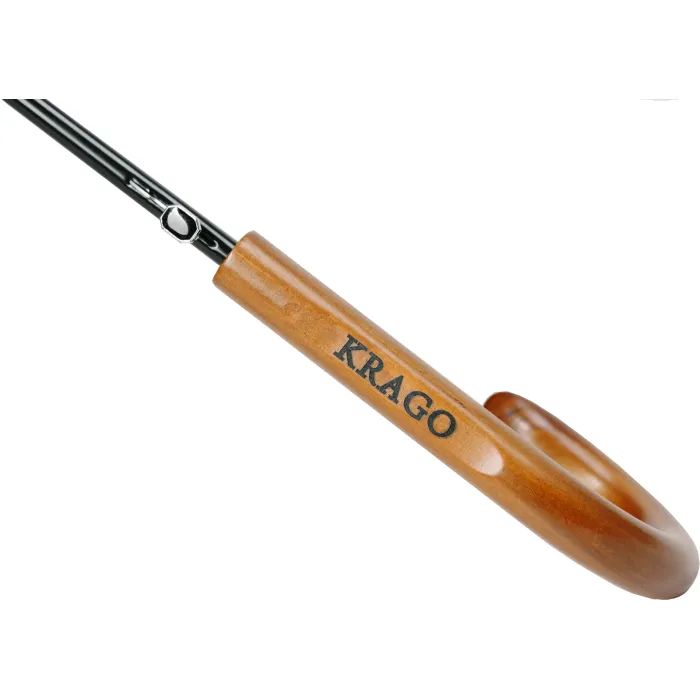 Зонт Krago тростина з дерев'яною ручкою J Wooden Bordo (umb-1-005) изображение 7