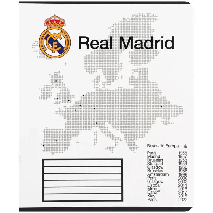 Зошит Kite Real Madrid, 18 аркушів, клітинка (RL26-236) зображення 5