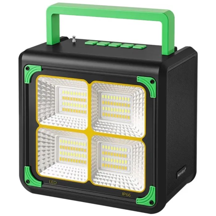 Акустическая система NEWVEW NV-9218 Solar Panel/BT/USB/TF/FM Blue (NWVW-NV-9218-BL)