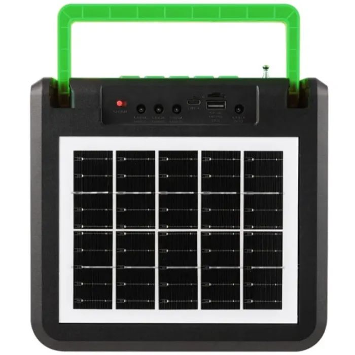 Акустическая система NEWVEW NV-9218 Solar Panel/BT/USB/TF/FM Blue (NWVW-NV-9218-BL) изображение 2