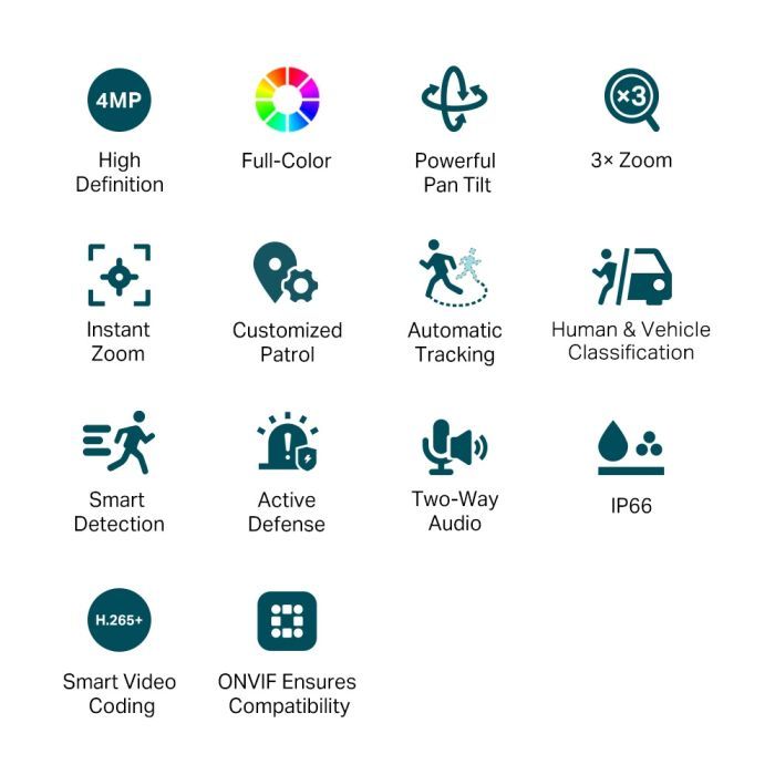 Камера відеоспостереження TP-Link VIGI-C540V зображення 2