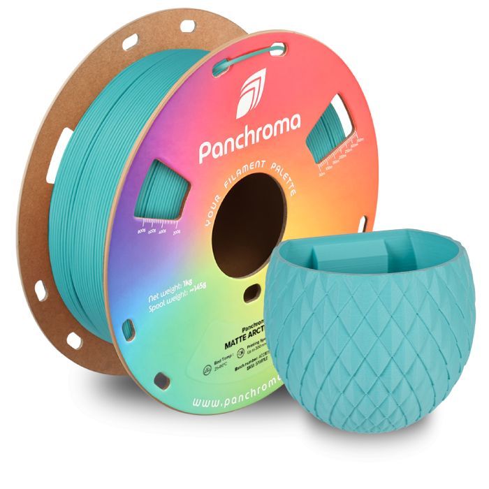 Пластик для 3D-принтера Polymaker PLA PANCHROMA MATTE 1,75mm 1kg ARCTIC TEAL (CA04006) изображение 5