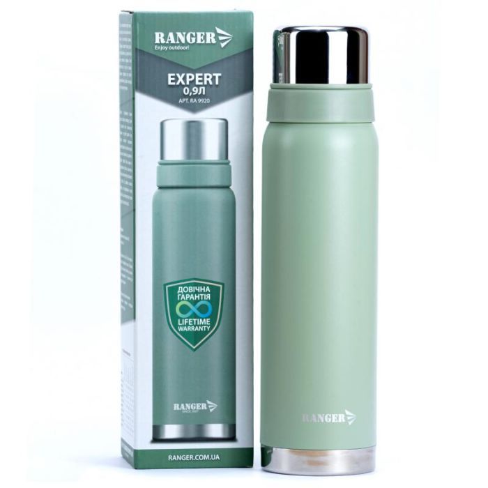 Термос Ranger Expert 0,75 L оливково-сірий (RA9919) изображение 2