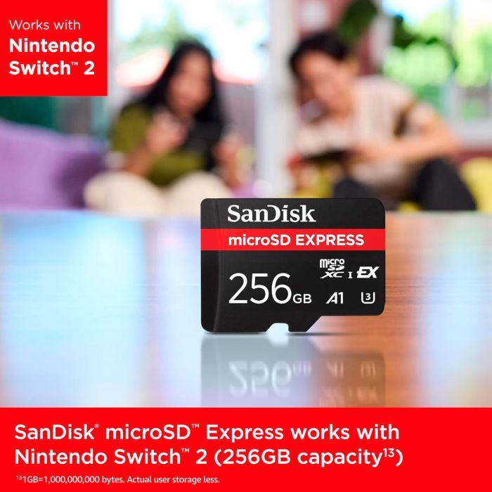 Карта памяти SanDisk 256GB microSDXC class 10 UHS-I U3 A1 Express (SDSQXFN-256G-GN4NN) изображение 3