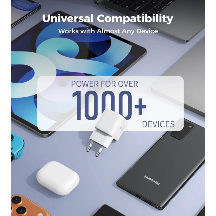 Зарядное устройство Choetech USB-C PD100W GaN Super Mini (PD9031) изображение 5