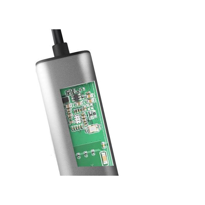 Перехідник USB-C to RJ45 Ethernet 2500Mbps gray AXAGON (ADE-25RC) зображення 4
