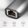 Перехідник USB-C to RJ45 Ethernet 2500Mbps gray AXAGON (ADE-25RC) зображення 6