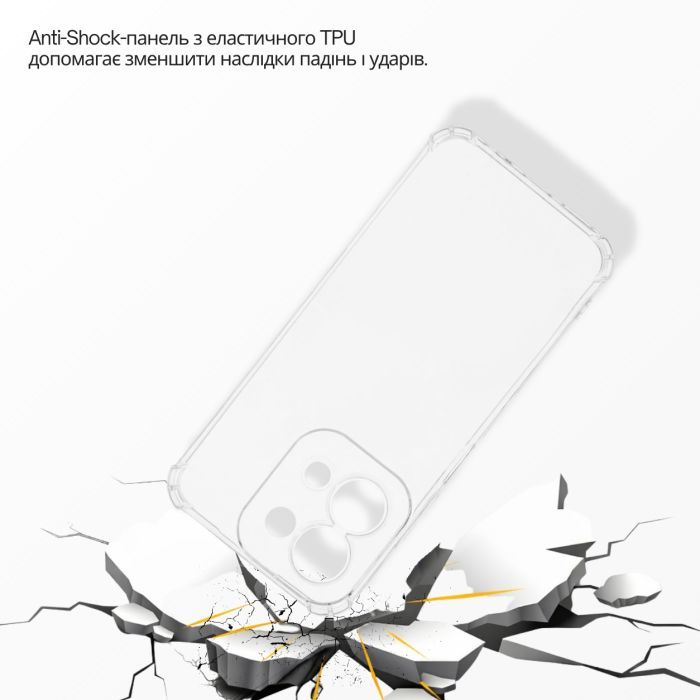 Чехол для мобильного телефона BeCover Anti-Shock Xiaomi Redmi 15C 4G (171mm) Global Transparent (715787) изображение 4