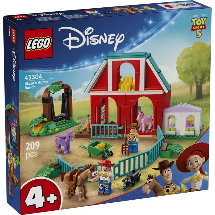 Конструктор LEGO Disney and Pixar Toy Story 5 Конное ранчо Блэйза (43304)