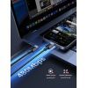Дата кабель USB-C to USB-C 2.0m PD3.1 240W 480Mbps braided black Ugreen (75732) изображение 4