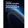 Дата кабель USB-C to USB-C 2.0m PD3.1 240W 480Mbps braided black Ugreen (75732) изображение 6