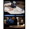 Дата кабель USB-C to USB-C 2.0m PD3.1 240W 480Mbps braided black Ugreen (75732) изображение 8