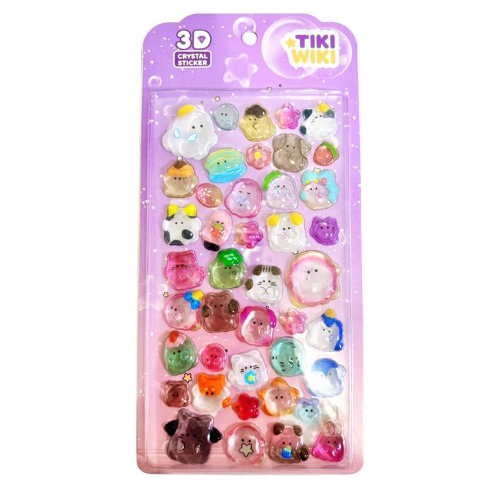 Стикер-наклейка Tiki Wiki Набор 3D-наклейок серии Crystal – Тики мечты (25ESE009-03)