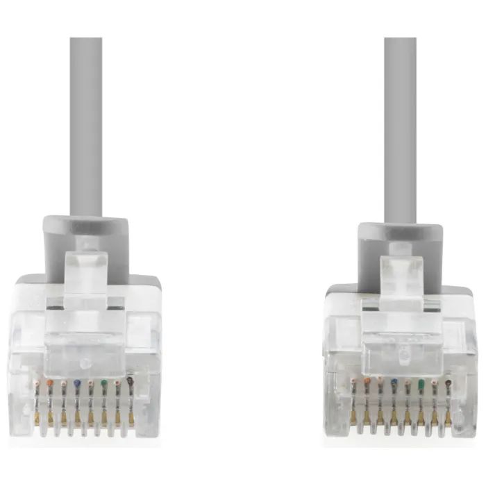 Патч-корд 5м, UTP, cat.6, Sliim, AWG 32/7, Cu, LSZH, grey Digitus (DK-1618-050S) изображение 2