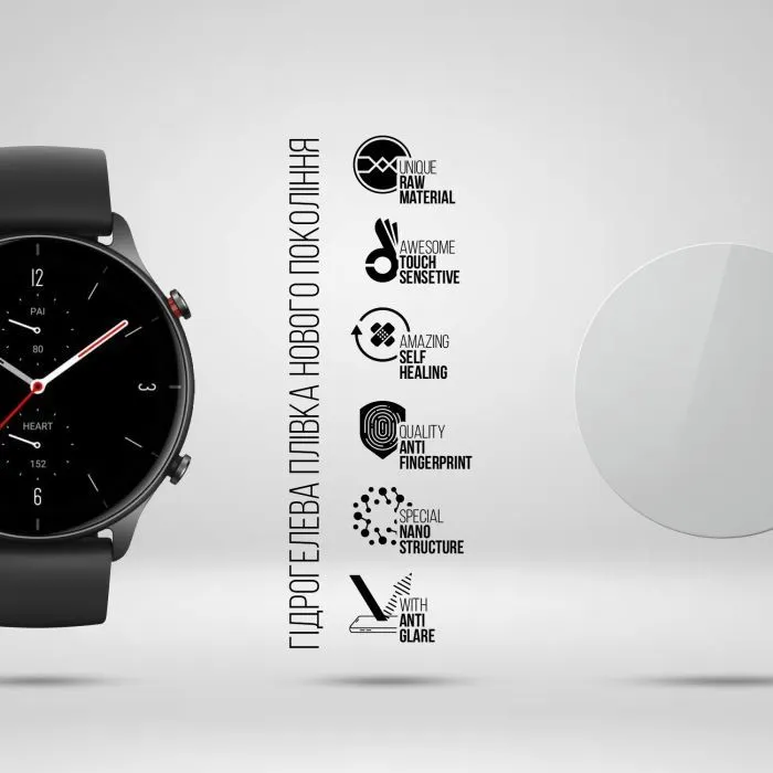 Плівка захисна Armorstandart Matte hydrogel Amazfit GTR 2e 6 pcs (ARM91960) зображення 2