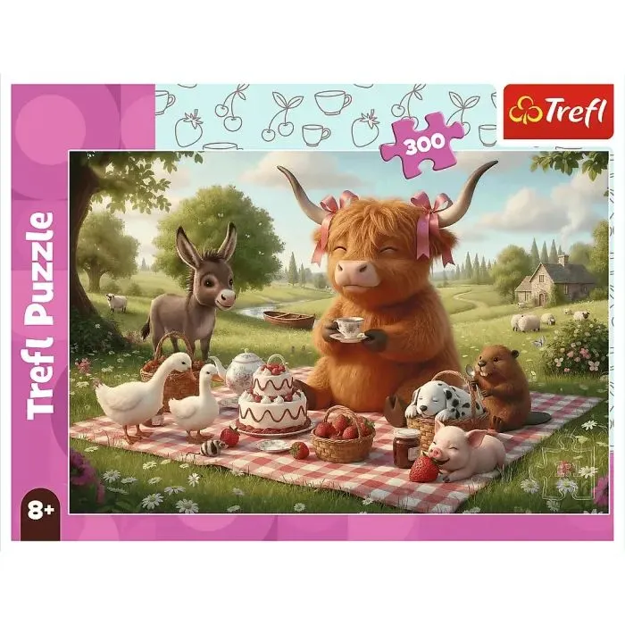 Пазл Trefl Тваринки на пікніку 300 елементів (5900511230512) зображення 3