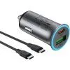 Зарядное устройство Acefast 1xUSB-C PD95W + 1xUSB gray (6974316285304) изображение 2