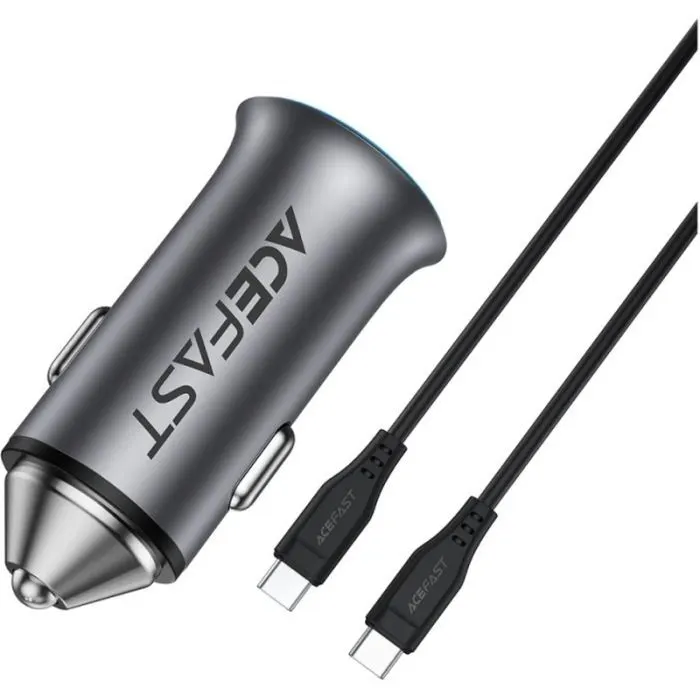 Зарядное устройство Acefast 1xUSB-C PD95W + 1xUSB gray (6974316285304) изображение 4