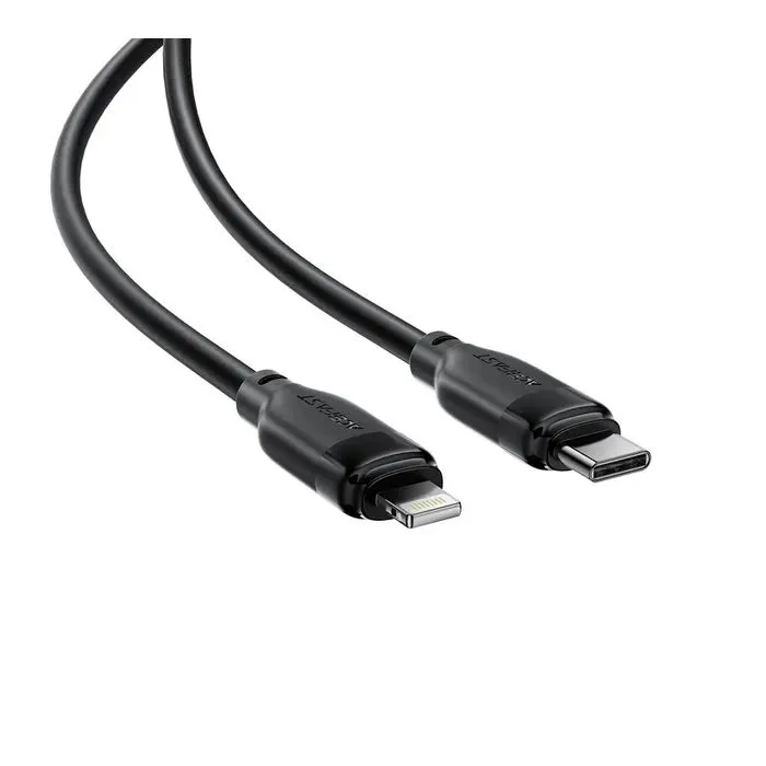 Дата кабель USB-C to Lightning 1.2m 30W TPU black Acefast (6974316286196) изображение 3