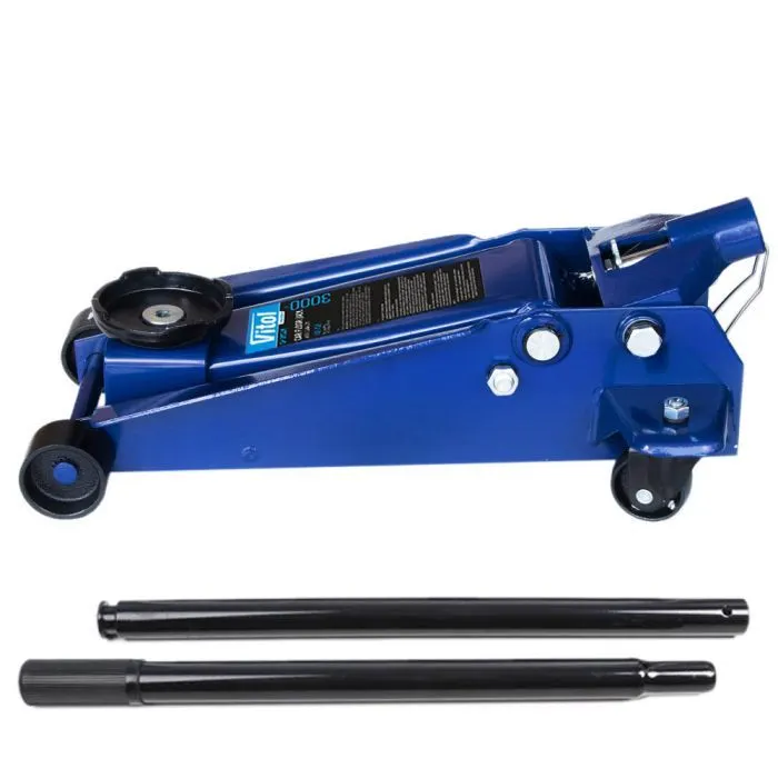 Домкрат Vitol DP-300028, підкатний, гідравлічний, 3т, min 140мм, max 465мм (DP-300028) зображення 4