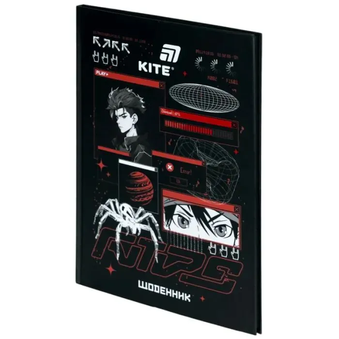Дневник школьный Kite Red Anime, твердая обложка (K26-262-8) изображение 2