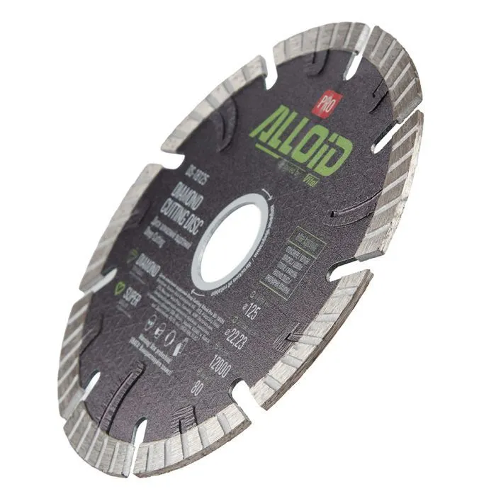 Круг відрізний Alloid Pro, алмазний, Deep Cutting, 125мм (DS-18125) зображення 3
