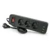 Сетевой фильтр питания Meilepai F23U, 3 роз EU, 3USB Black (F23U-Black)