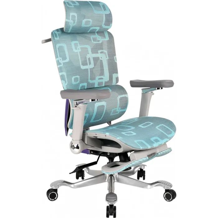 Кресло игровое GT Racer X-900 Black/Gray/Blue
