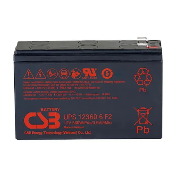 Батарея до ДБЖ CSB UPS123606F2/F1 12V 6Ah (UPS123606F2/F1)