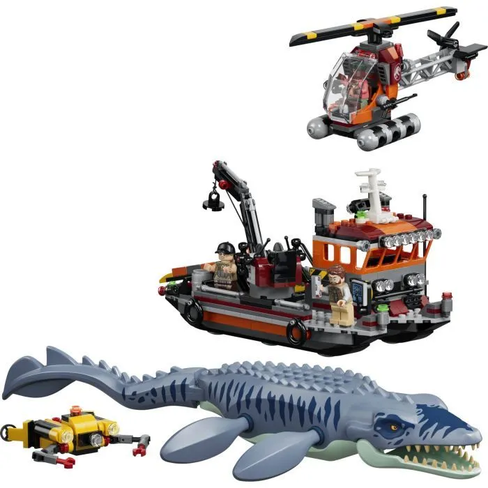Конструктор LEGO Jurassic World Нападение мозазавра на лодку (77983) изображение 2