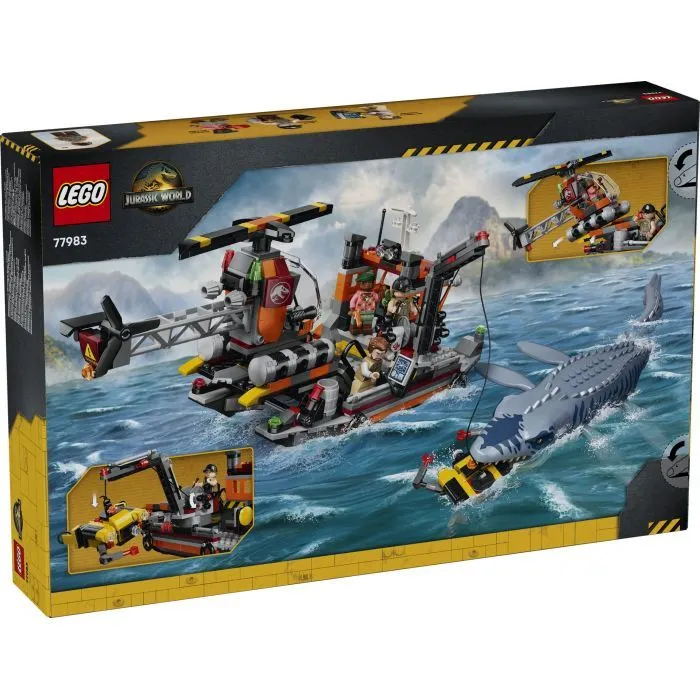 Конструктор LEGO Jurassic World Нападение мозазавра на лодку (77983) изображение 8