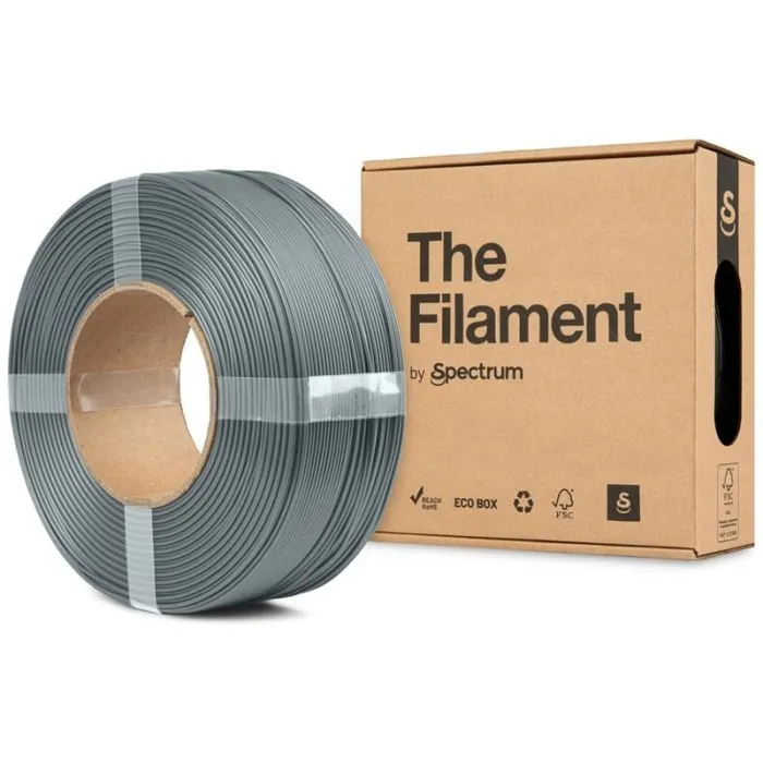 Пластик для 3D-принтера The Filament HT-PLA 1.75mm 1kg ReFill Grey, Dark (TF-24182) изображение 3