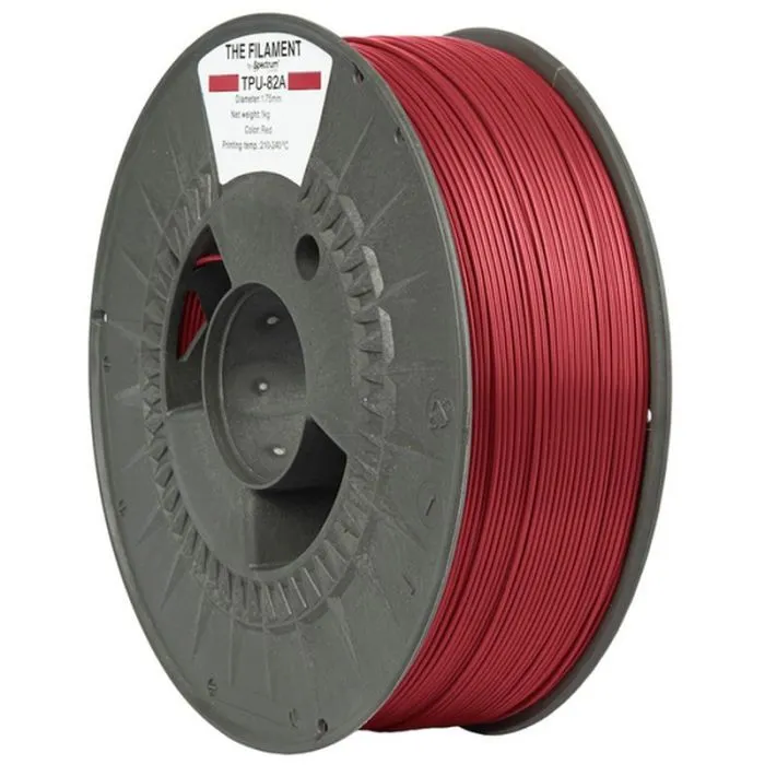 Пластик для 3D-принтера The Filament TPU-82A 1.75mm 1kg RED (TF-24123)