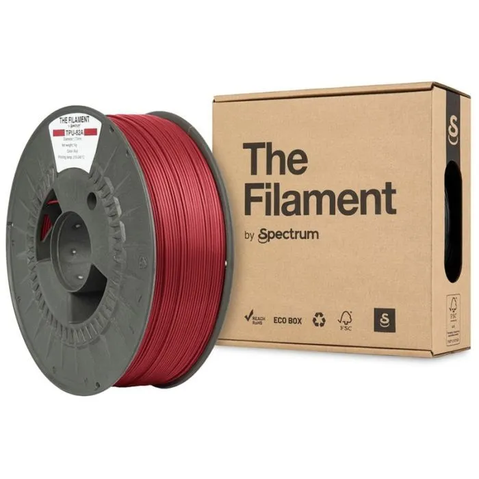 Пластик для 3D-принтера The Filament TPU-82A 1.75mm 1kg RED (TF-24123) изображение 3