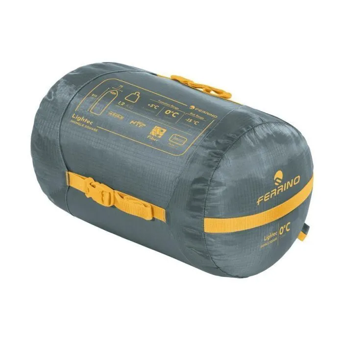 Спальний мішок Ferrino Lightech Shingle SQ 0°C Dark Green Left (86266RVVS) (932331) зображення 2