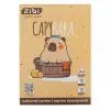 Цветной картон ZiBi CAPYBARA, А4, 10 цветов – 10 листов (ZB.1950-18)
