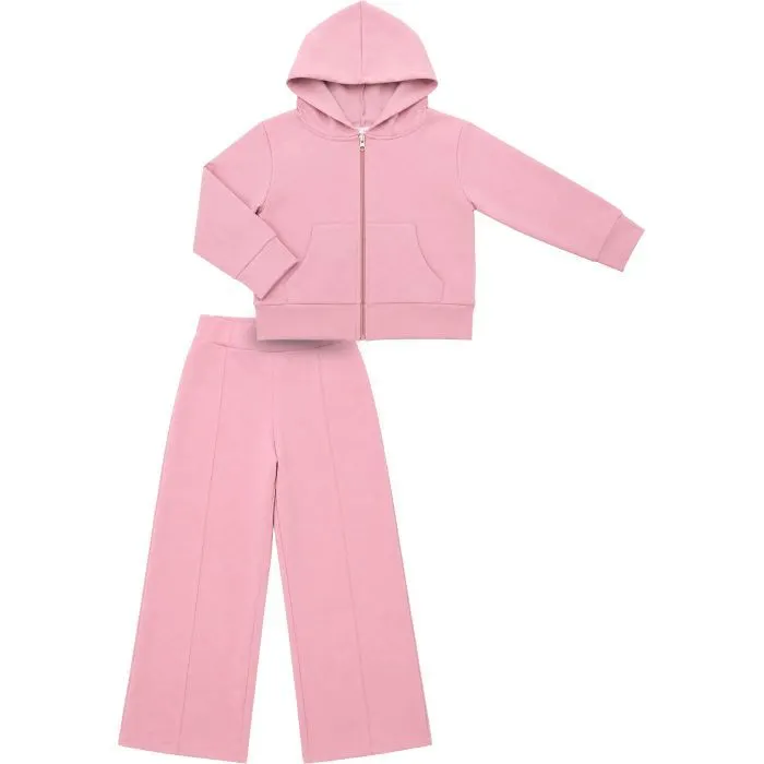 Спортивный костюм детский Breeze на молнии с капюшоном (21207-134G-pink)