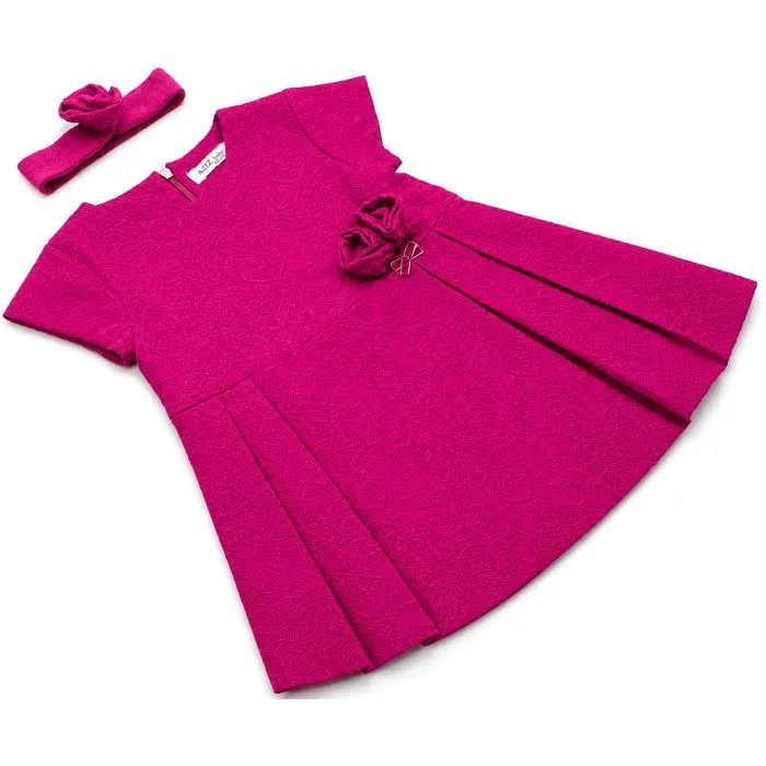 Платье детское Aziz с цветочком (52157-860G-fuchsia) изображение 2