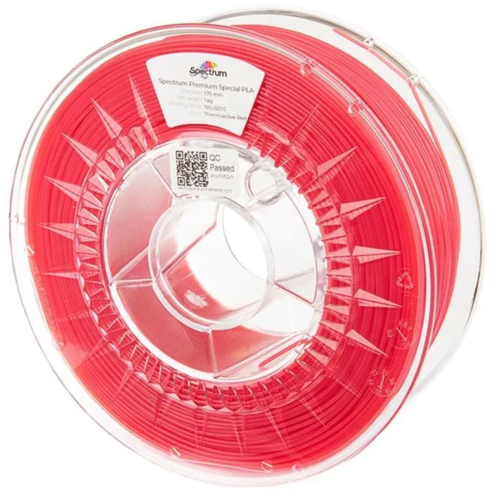 Пластик для 3D-принтера Spectrum PLA Special Thermoactive 1.75mm 1kg RED (80172)
